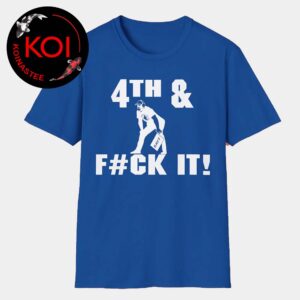 Detroit Lions 4th And Fck It Grit Dan Campbell Unisex T-Shirt