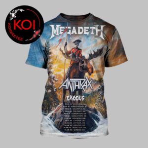Megadeth 2026 Tour Dates Canada All Over Print T-Shirt