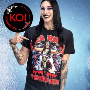 Rhea Ripley Terrifier Ripple Junction WWE Bloody Christmas Tree Unisex T-Shirt
