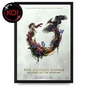 The Hunger Games Sunrise On The Reaping 2026 November 20th Home Decor Poster Canvas