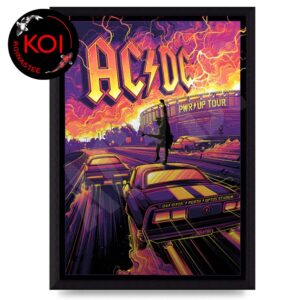 ACDC Perth 2025 Optus Stadium On December 4th Power Up Tour Home Decor Poster Canvas