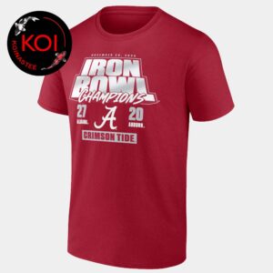 Iron Bowl Champions 2025 Alabama Crimson Tide vs Auburn Tigers Score Classic T-Shirt