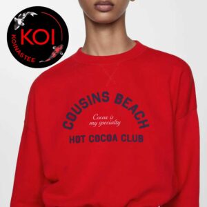 American Eagle x The Summer I Turned Pretty Cousins Beach Hot Cocoa Club Sweater Crewneck