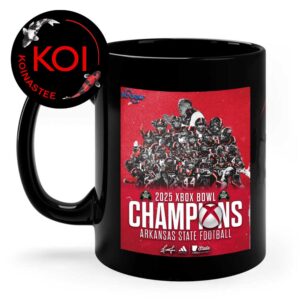 Arkansas State Red Wolves Football 2025 Champions Xbox Bowl Ceramic Mug Cup
