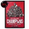 Arkansas State Red Wolves Football 2025 Champions Xbox Bowl Score Home Decor Poster Canvas