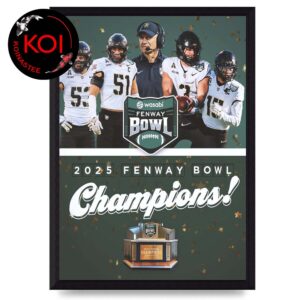 Army Black Knights Football 2025 Champions Wasabi Fenway Bowl Home Decor Poster Canvas