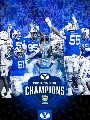 BYU Cougars Football 2025 Champions Pop Tarts Bowl 1