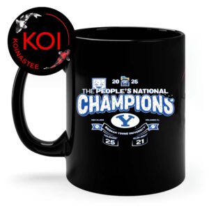 BYU Cougars Football 2025 Champions Pop Tarts Bowl Score Ceramic Mug Cup