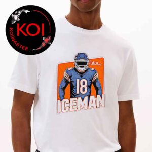 Caleb Williams Iceman Chicago Bears NFL 2025 Signature Unisex T-Shirt