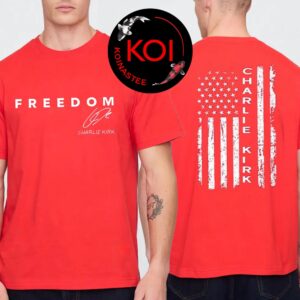 Charlie Kirk Freedom Target Employee Wear Two Sided T-Shirt