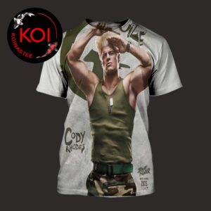 Cody Rhodes Street Fighter 2026 Movie All Over Print T-Shirt