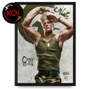 Cody Rhodes Street Fighter 2026 Movie Home Decor Poster Canvas
