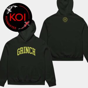 Dr Seuss The Grinch Collegiate Two Sided Hoodie T-Shirt