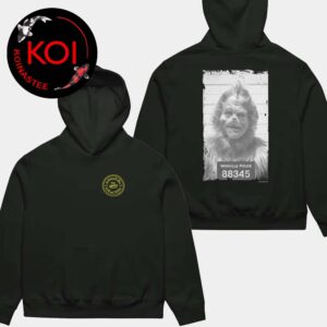 Dr Seuss The Grinch Mugshot Two Sided Hoodie T-Shirt