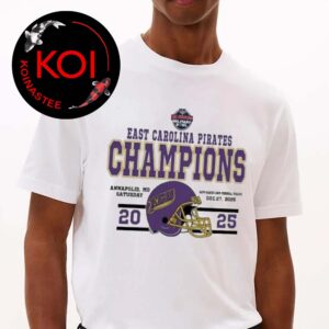 East Carolina Pirates Football 2025 Champions Go Bowling Military Bowl Unisex T-Shirt Hoodie Long Sleeve
