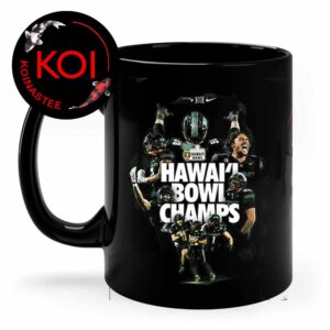Hawaii Rainbow Warriors Football 2025 Champions Sheraton Hawai’i Bowl Ceramic Mug Cup