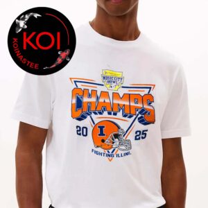 Illinois Fighting Illini Football 2025 Champions Liberty Mutual Music City Bowl Unisex T-Shirt