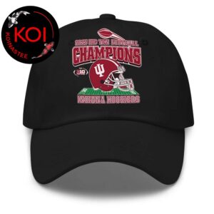 Indiana Hoosiers 2025 Big 10 Football Champions Uniseversity Classic Hat Cap Snapback