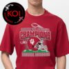 Indiana Hoosiers 2025 Big 10 Conference Champions Uniseversity Football Unisex T-Shirt
