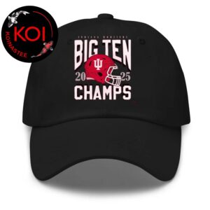 Indiana Hoosiers 2025 Big Ten Football Champions Classic Hat Cap Snapback