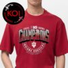 Indiana Hoosiers 2025 Big Ten Football Champions Unisex T-Shirt