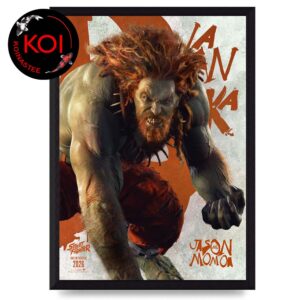 Jason Momoa Is Blanka Street Fighter 2026 Movie Home Decor Poster Canvas