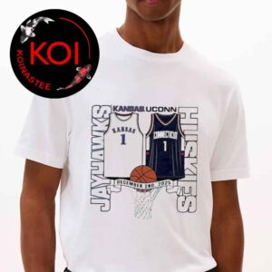 Kansas Jayhawks vs Uconn Huskies Basketball 2025 December 2nd Unisex T-Shirt