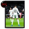 Kylian Mbappe SIU Celebration Hit The Cristiano Ronaldo Iconic Home Decor Poster Canvas