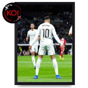 Kylian Mbappe SIU Celebration Hit The Cristiano Ronaldo Iconic Jubilation Home Decor Poster Canvas