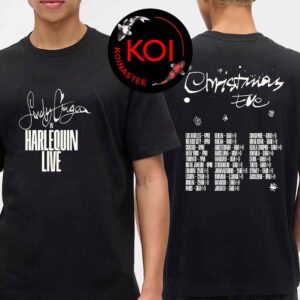 Lady Gaga Harlequin Live One Night Only 2025 Two Sided T-Shirt