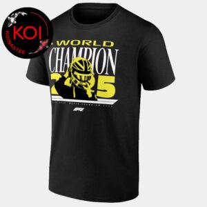 Lando Norris Black Formula 1 2025 Drivers’ World Champion Unsiex T-Shirt