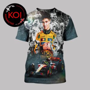 Lando Norris Fomula 1 World Champions 2025 F1 All Over Print T-Shirt