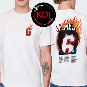 Lebron James Lebronto Nike Heat Flame Two Sided T-Shirt