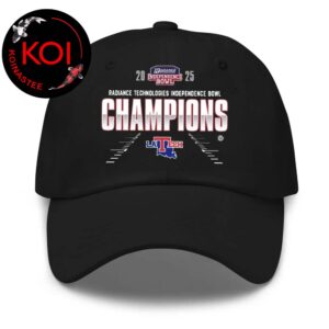 Louisiana Tech Bulldogs Football 2025 Champions Radiance Technologies Independence Bowl Classic Hat Cap Snapback