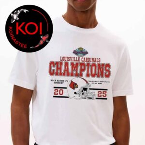Louisville Cardinals Football 2025 Champions Boca Raton Bowl Unisex T-Shirt