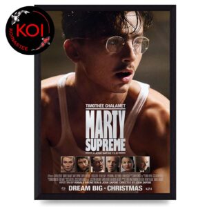 Marty Supreme Movie 2025 A John Safdie Film Home Decor Poster Canvas