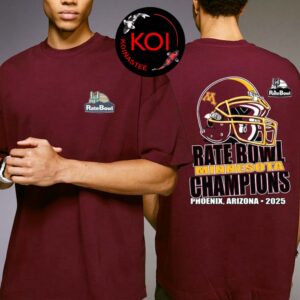 Minnesota Golden Gophers Football 2025 Champions Rate Bowl Two Sided T-Shirt Hoodie Lonng Sleeve