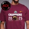 Minnesota Golden Gophers Football Champions 2025 Rate Bowl Nike Unisex T-Shirt