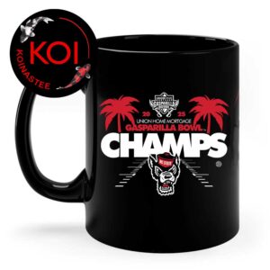 NC State Wolfpack Football 2025 Champions Union Home Mortgage Gasparilla Bowl Ceramic Cup Mug