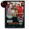 NC State Wolfpack Football 2025 Champions Union Home Mortgage Gasparilla Bowl Score Home Decor Poster Canvas