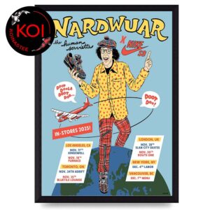 Nardwuar The Human Serviette 2025 New York NY Vanvouver BC December 4th 7th Home Decor Poster Canvas