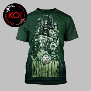 Ohio Bobcats Football 2025 Champions Scooter’s Coffee Frisco Bowl All Team All Over Print T-Shirt