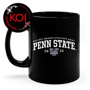 Penn State Nittany Lions Football 2025 Bad Boy Mowers Pinstripe Bowl Ceramic Mug Cup