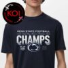 Penn State Nittany Lions Football 2025 Champions Bad Boy Mowers Pinstripe Bowl Unisex T-Shirt