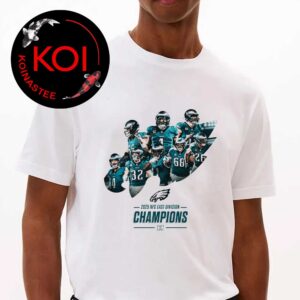 Philadelphia Eagles 2025 NFC East Champions Back To Back Unisex T-Shirt