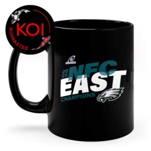 Philadelphia Eagles 2025 NFC East Division Champions Conquer Ceramic Mug Cup