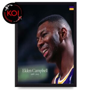 Rip Elden Cambell Pass Away 1968 2025 NBA Thank You For Memories Home Decor Poster Canvas