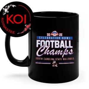 South Carolina State Bulldogs Football HBCU National Champions 2025 2026 Cricket Celebration Bowl Ceramic Mug Cup