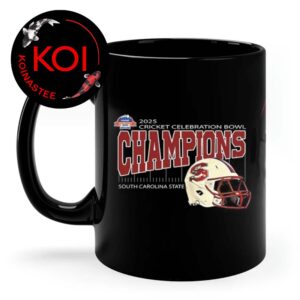 South Carolina State Football HBCU National Champions 2025 2026 Cricket Celebration Bowl Ceramic Mug Cup