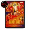 Spain 2025 Women Nations League Champions Espana Campeon De La Femenina Home Decor Poster Canvas Spain 2025 Women Nations League Champions Espana Campeon De La Femenina Home Decor Poster Canvas